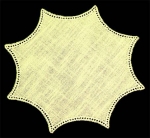 Rosette, gelb